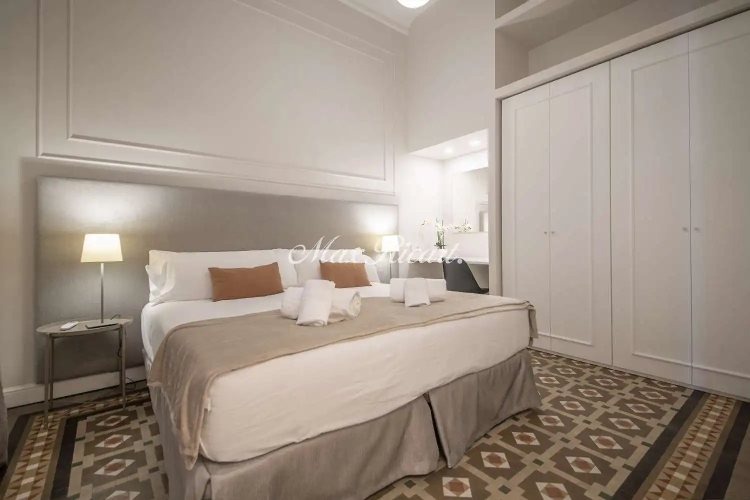 Schlafzimmer von Wohnung zur Miete in Barcelona mit Klimaanlage, Heizung und Abstellraum