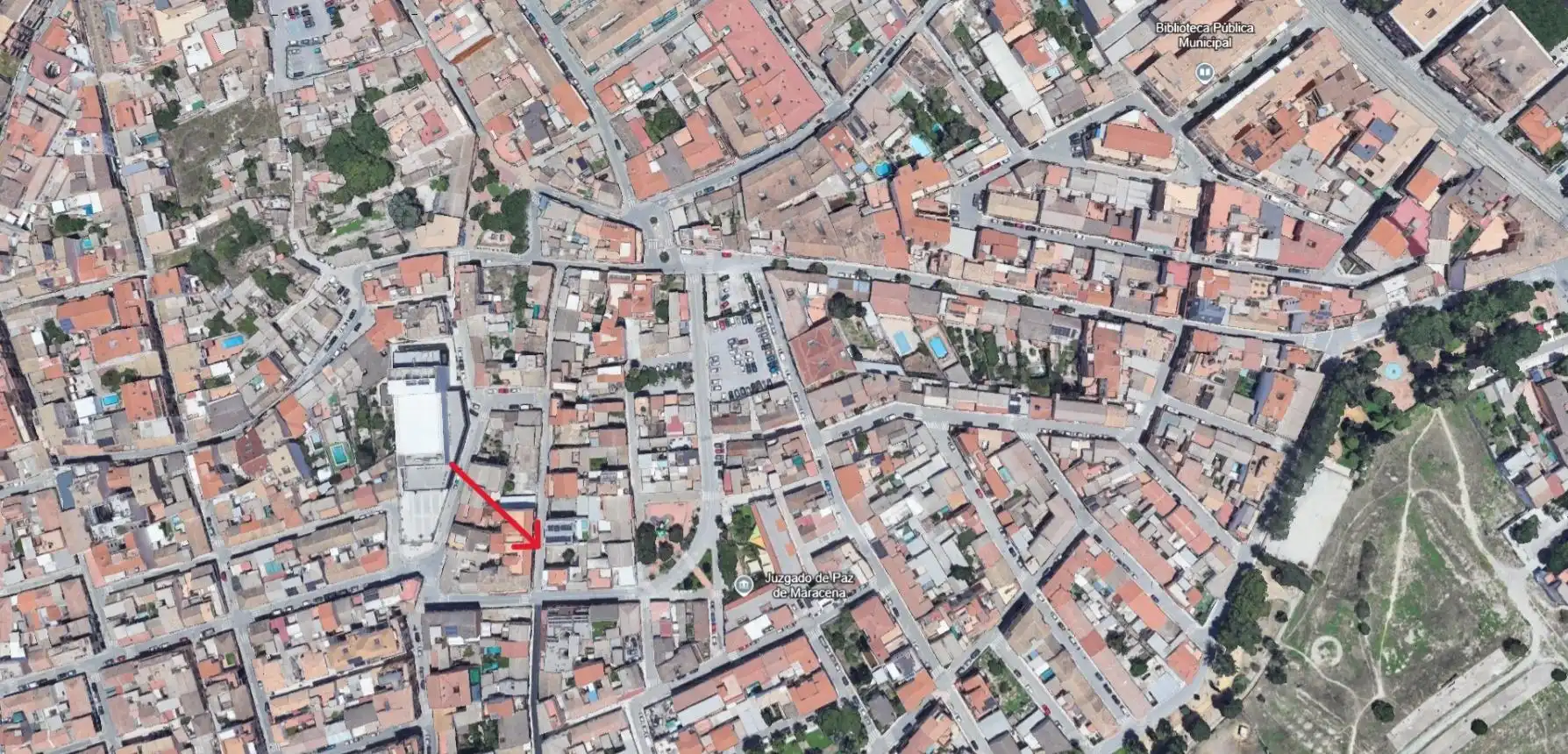 Vista exterior de Casa adosada en venta en Maracena