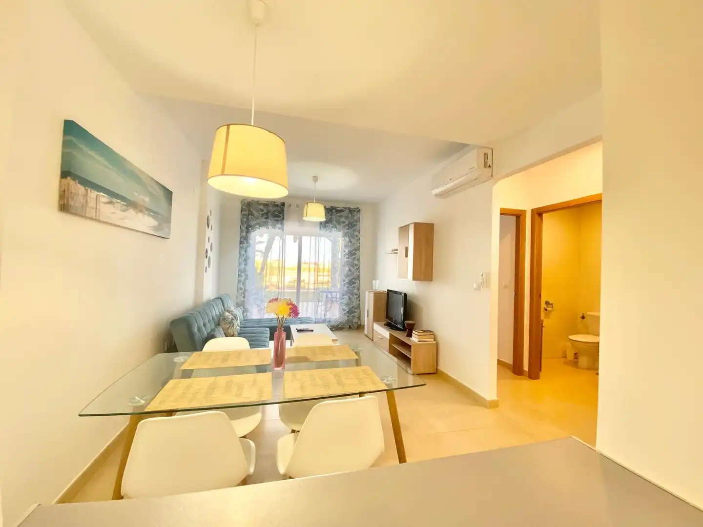 Sala de estar de Planta baja de alquiler en Torre-Pacheco con Aire acondicionado, Calefacción y Jardín privado