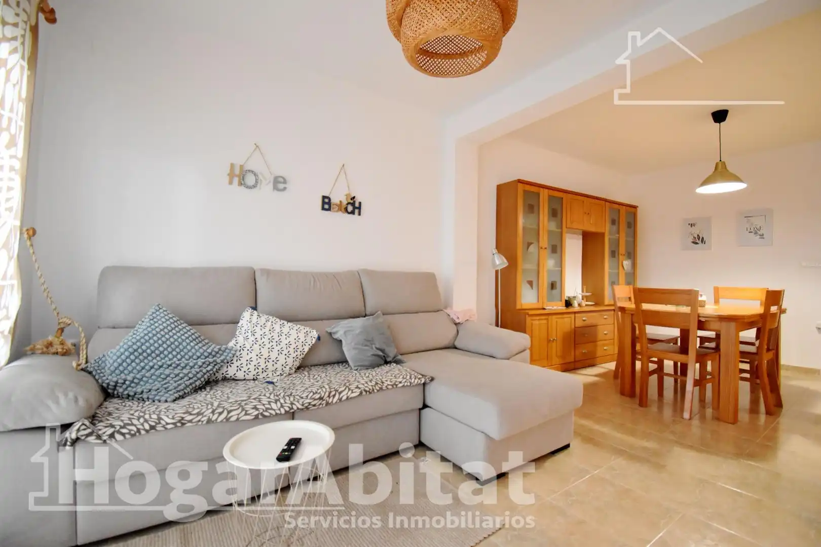Sala d'estar de Pis en venda en Cullera amb Terrassa, Moblat i Balcó