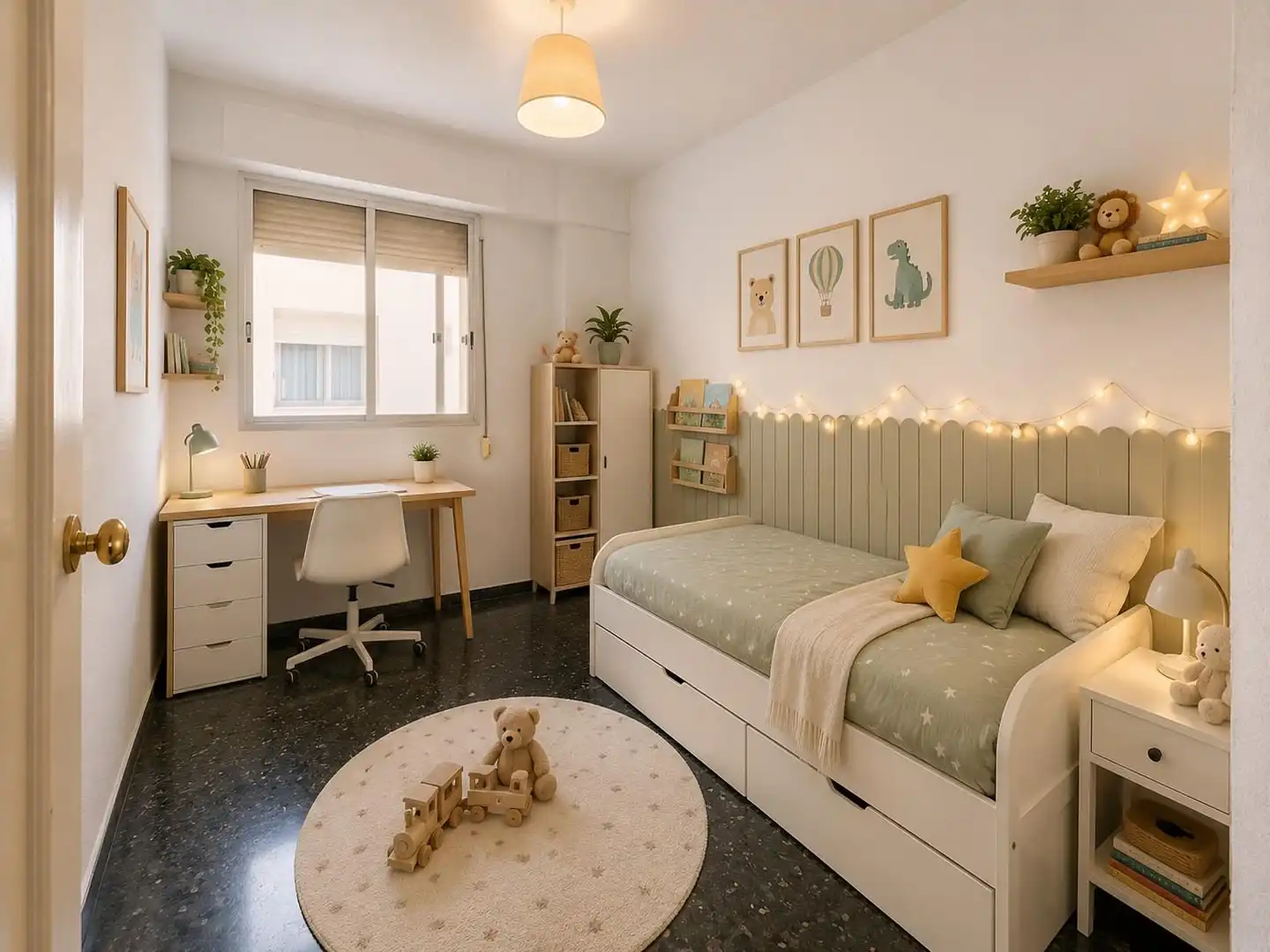 Schlafzimmer von Wohnung zum Verkauf in Godella mit Klimaanlage und Balkon