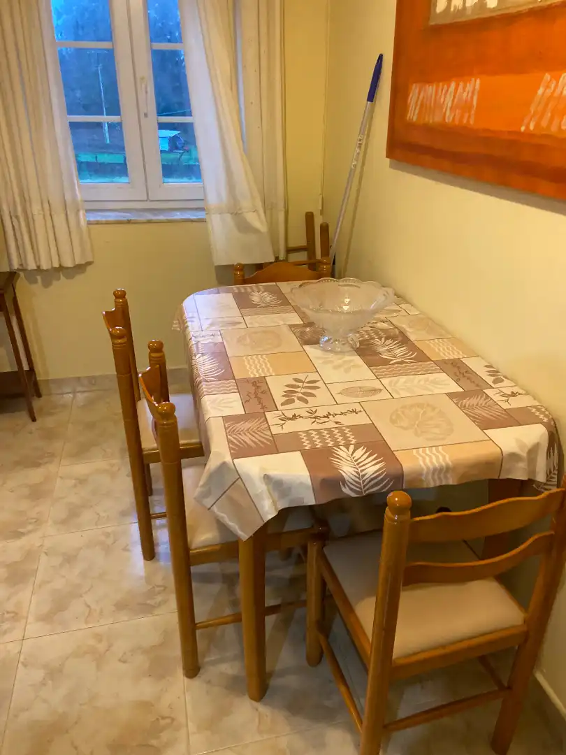 Menjador de Casa o xalet en venda en A Pobra do Caramiñal amb Calefacció, Jardí privat i Parquet
