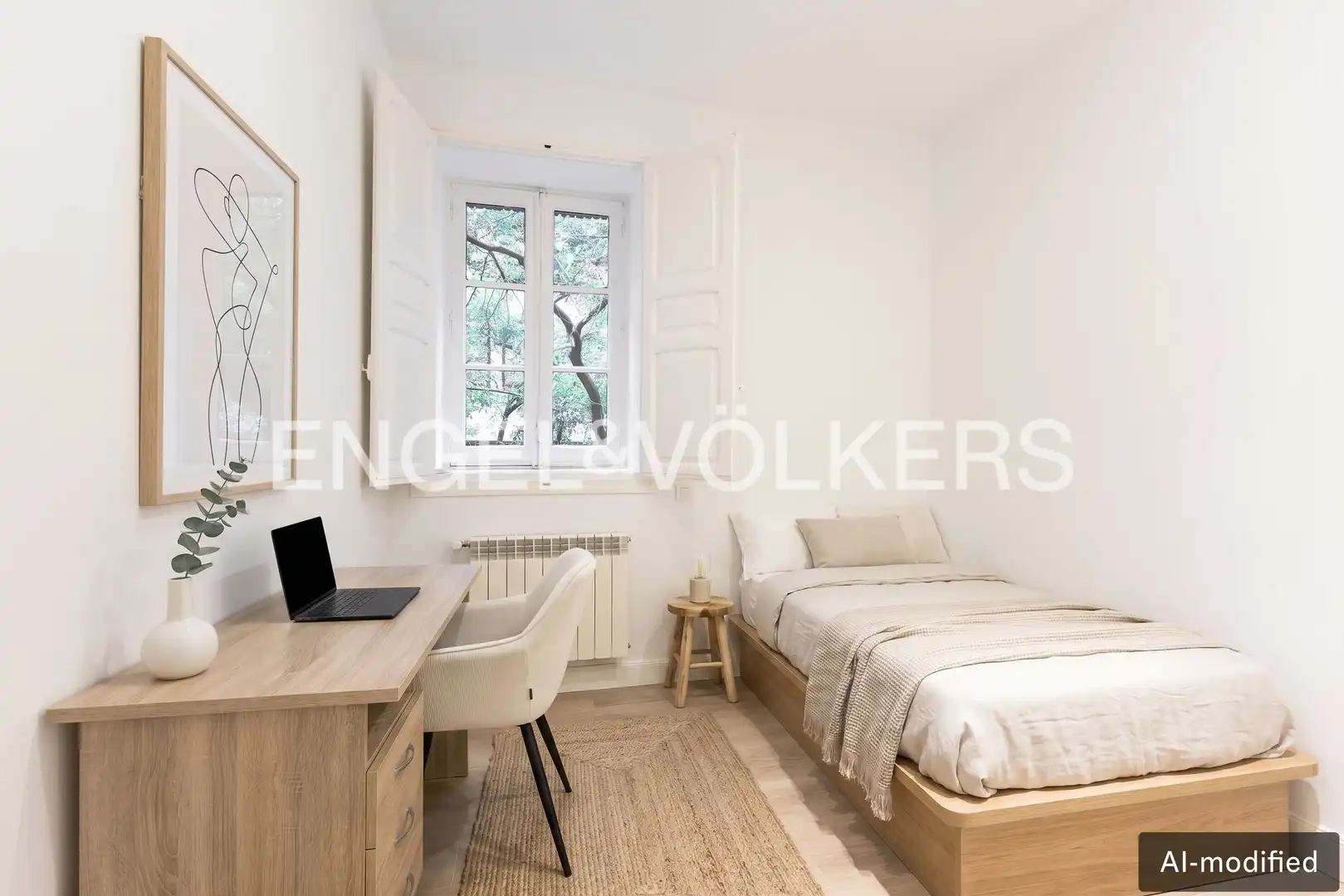 Schlafzimmer von Wohnung zur Miete in Chamberí
