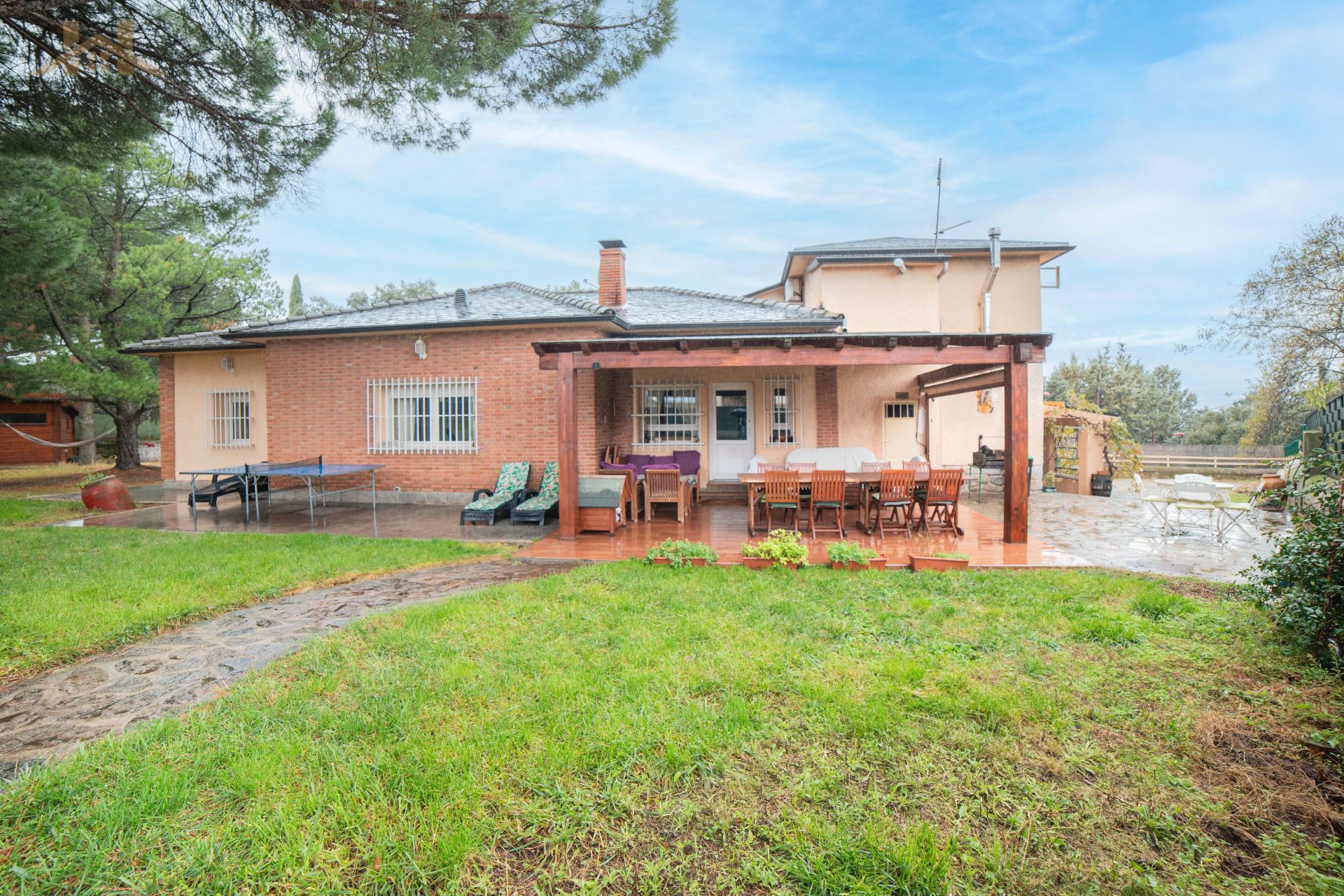 Garden of House or chalet for sale in El Escorial  with Air Conditioner, Heating and Terrace