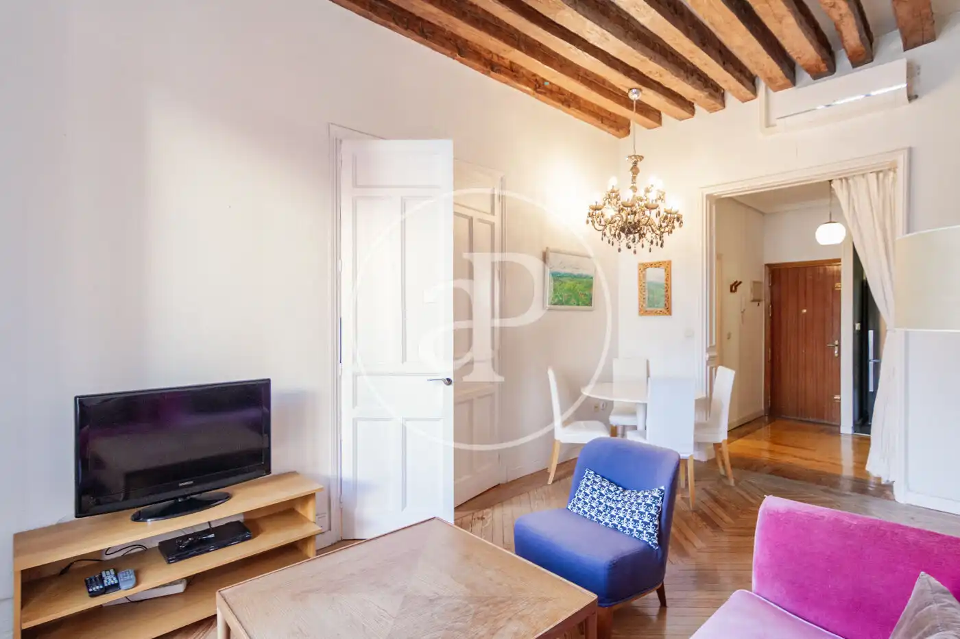 Sala de estar de Piso en venta en Madrid con Aire acondicionado, Calefacción y Balcón