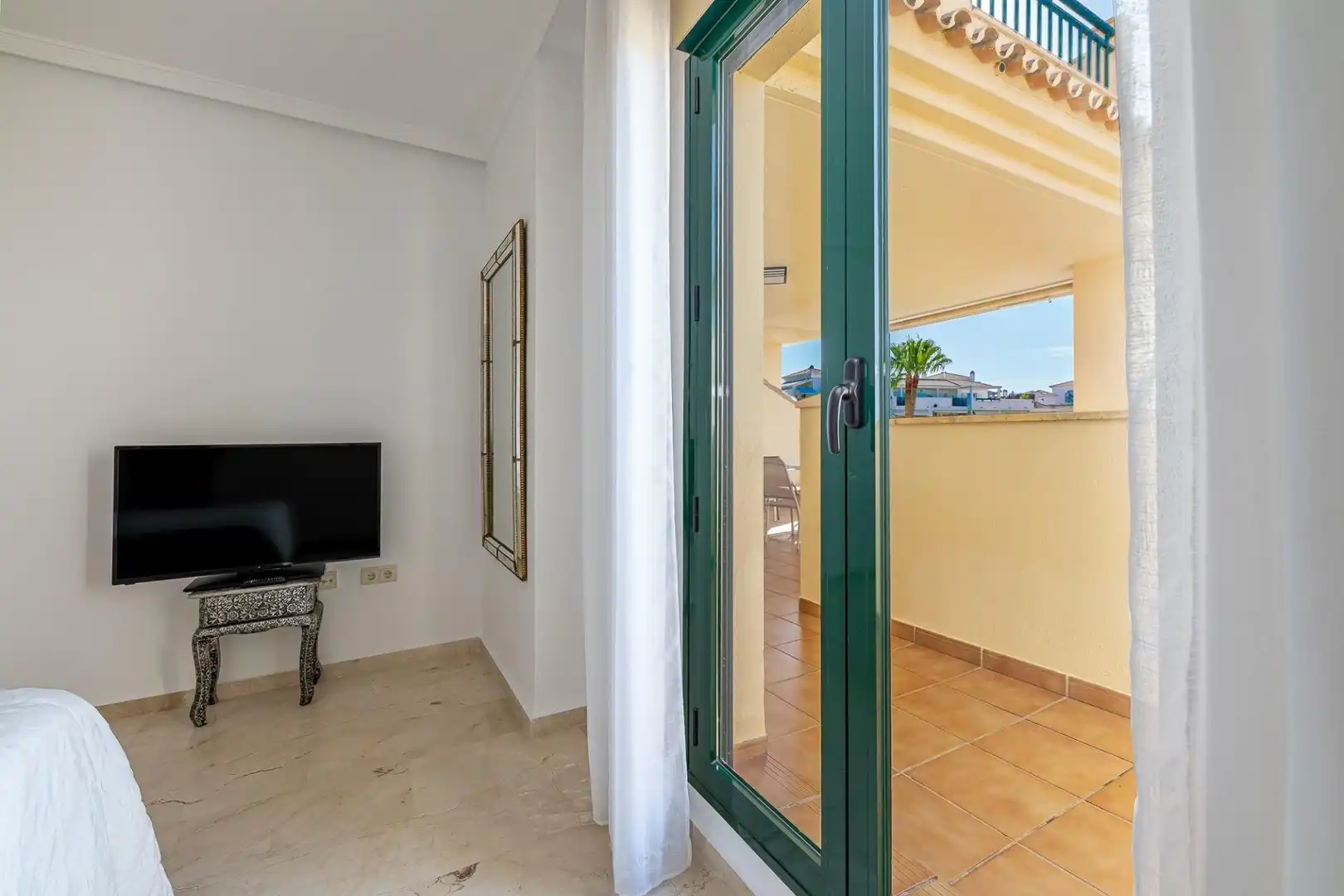 Terraza de Apartamento en venta en Benalmádena con Aire acondicionado, Calefacción y Jardín privado