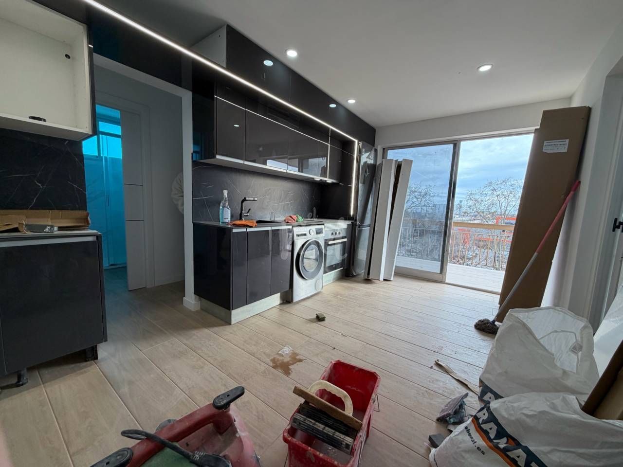 Kitchen of Flat for sale in  Tarragona Capital  with Furnished and Balcony