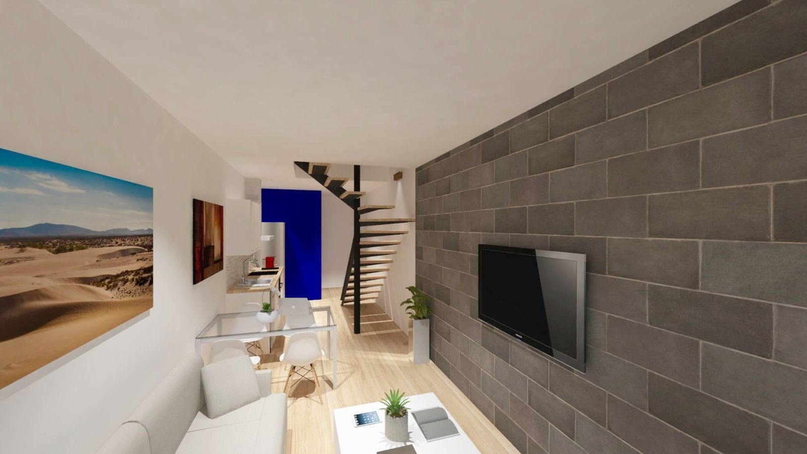 Sala d'estar de Dúplex en venda en La Oliva