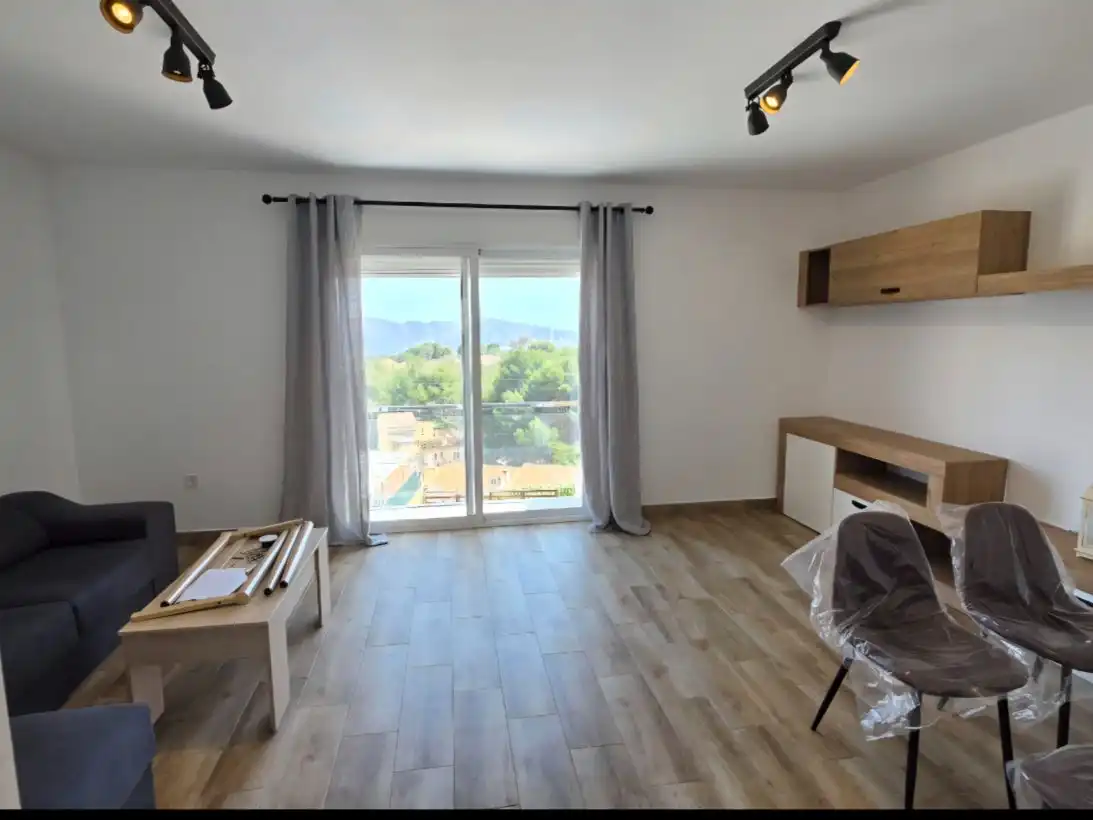 Sala d'estar de Casa adosada de lloguer en Coloma  