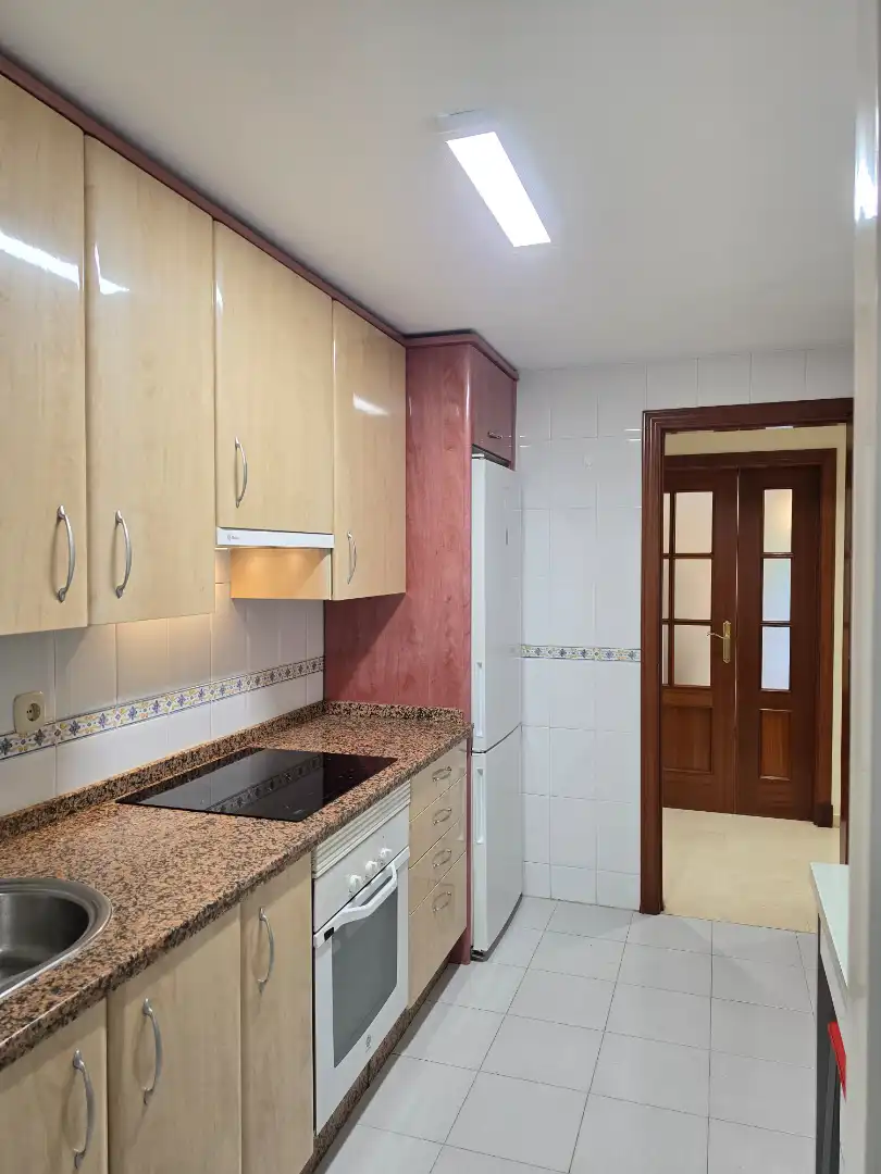 Kitchen of Flat for rent in Málaga  with Air Conditioner, Terrace and Furnished
