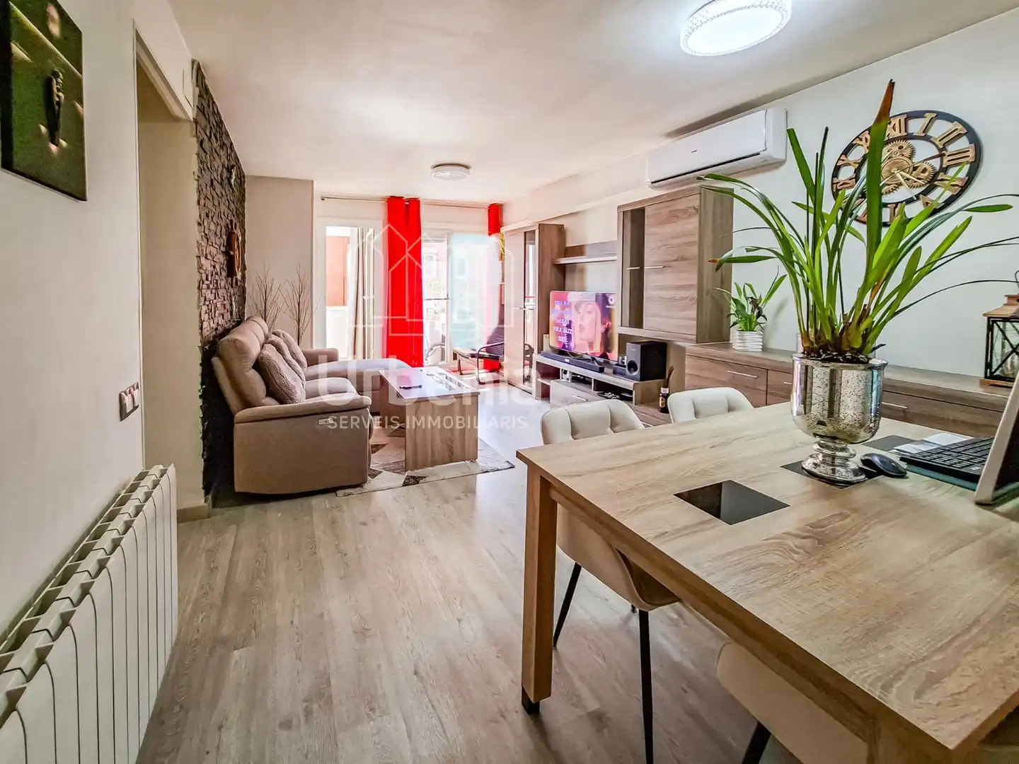 Wohnzimmer von Wohnung zum Verkauf in Mataró mit Klimaanlage, Heizung und Terrasse