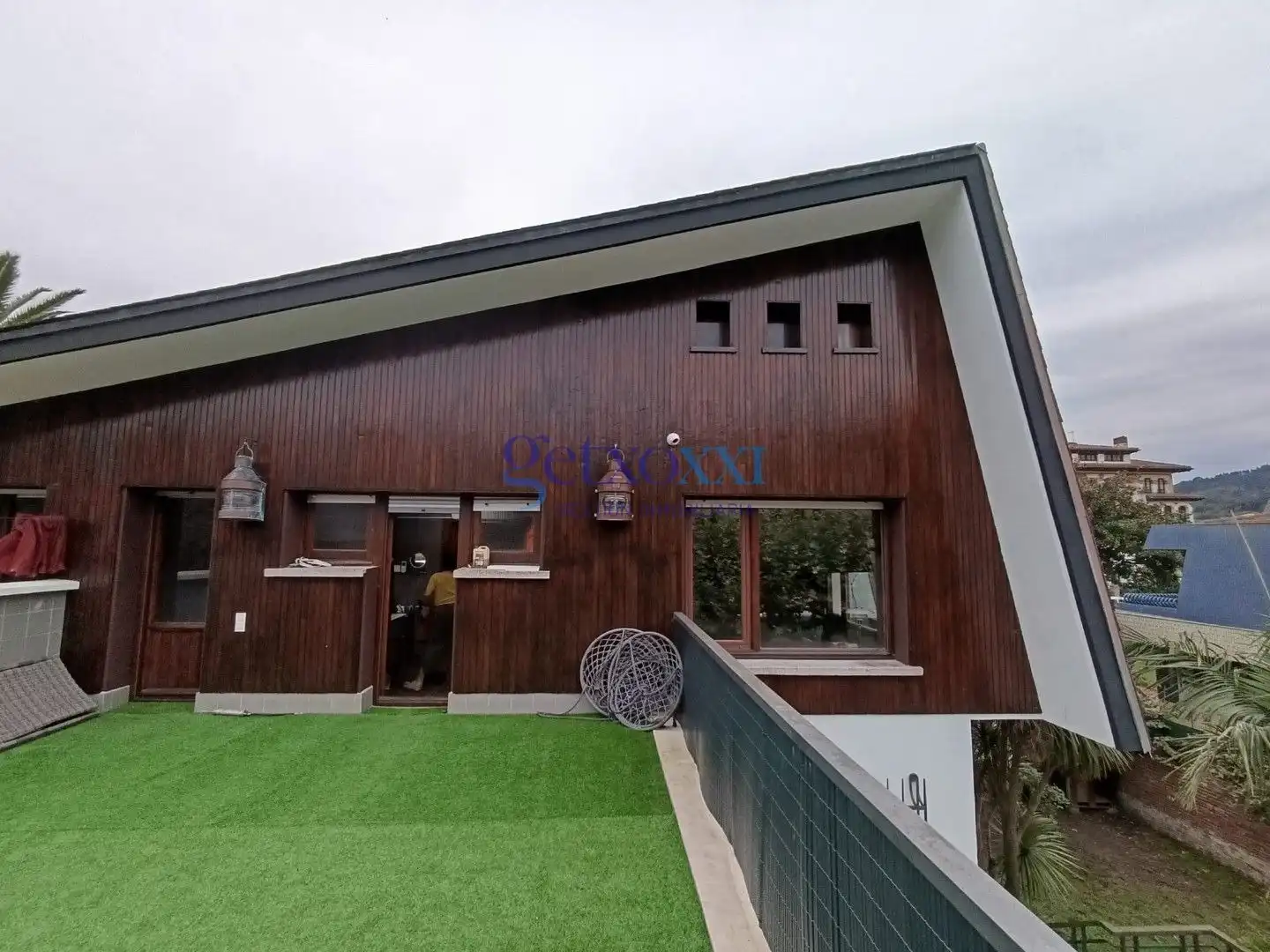 Vista exterior de Casa o xalet en venda en Plentzia amb Calefacció, Jardí privat i Terrassa