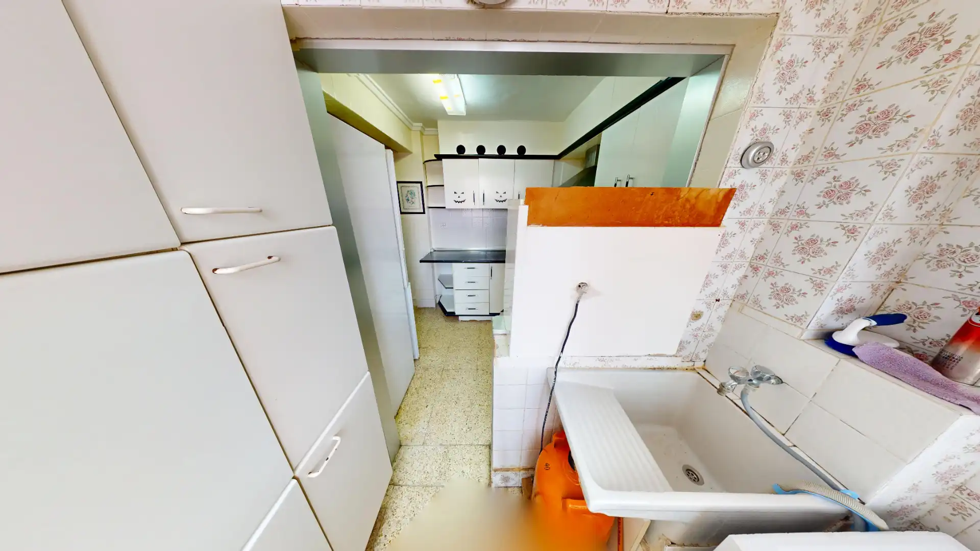 Küche von Wohnung zum Verkauf in Alicante / Alacant mit Parkett, Terrasse und Möbliert