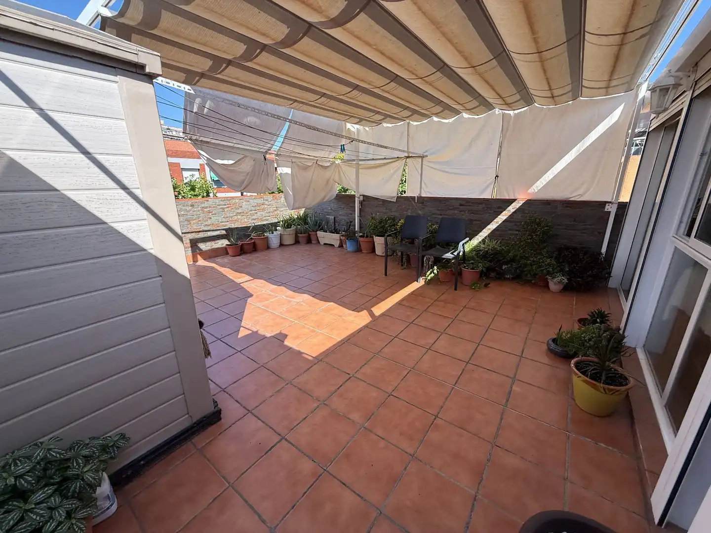Terrace of Flat for sale in Santa Coloma de Gramenet  with Air Conditioner, Heating and Terrace