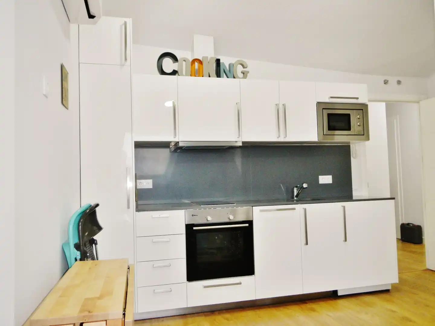 Kitchen of Attic for rent in Madrid  with Air Conditioner, Heating and Furnished