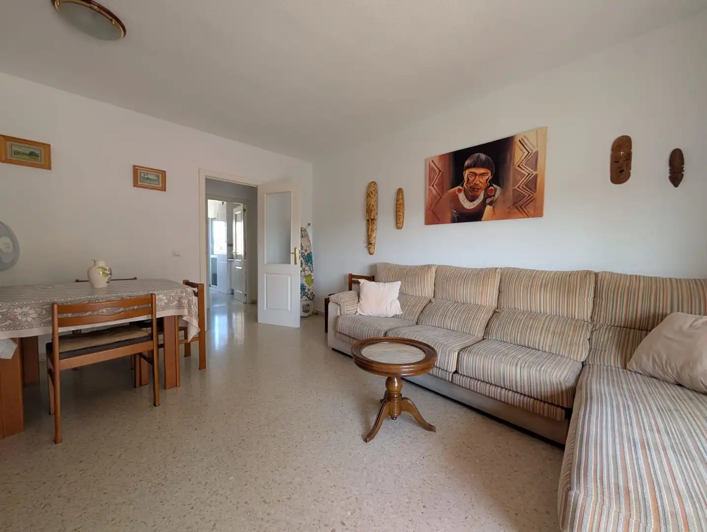 Sala de estar de Piso en venta en Huelva con Aire acondicionado y Terraza