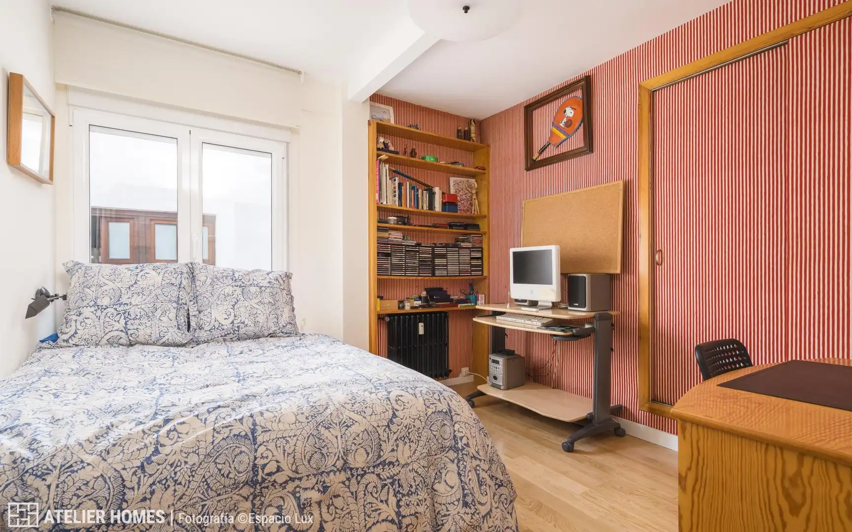 Bedroom of Attic for sale in Zaragoza  with Air Conditioner, Heating and Parquet flooring