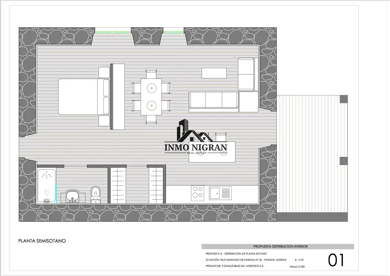 Casa rústica con terraza en venta en Rúa Santiago de Parada, imagen 6