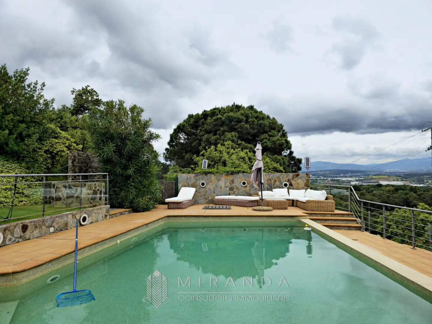 Piscina de Casa o chalet en venta en Vallromanes con Aire acondicionado, Calefacción y Jardín privado