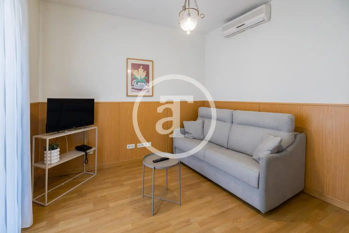 Sala de estar de Piso de alquiler en Madrid con Aire acondicionado, Calefacción y Amueblado