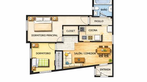 Foto 3 de Piso en venta en Fray Diego de Ocaña, Urbanización San Isidro, Ocaña