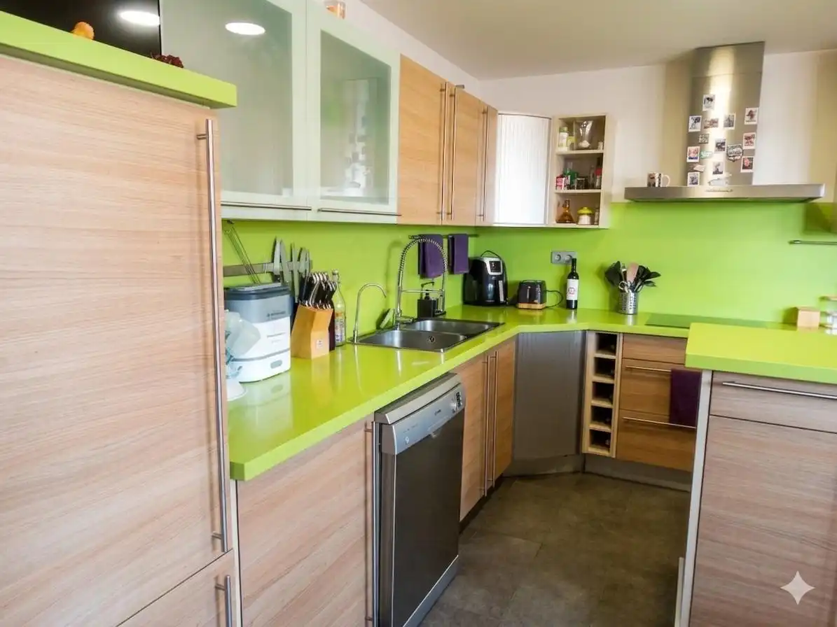 Cocina de Casa adosada en venta en L'Aldea con Jardín privado, Terraza y Trastero