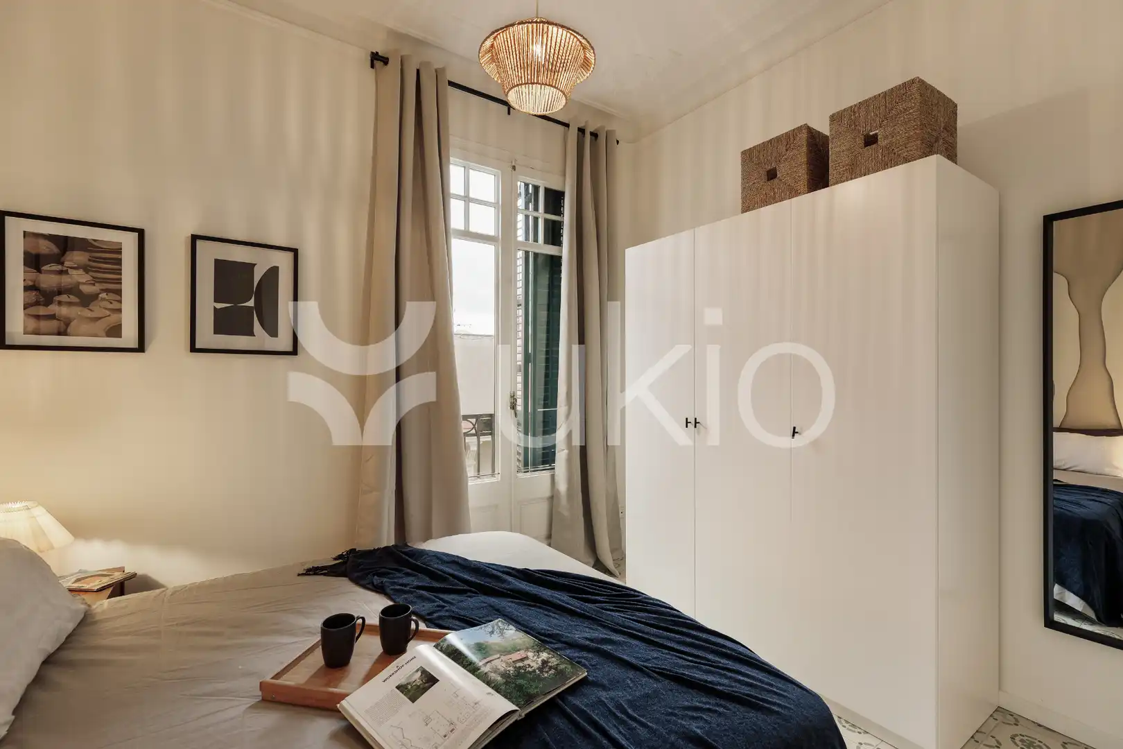 Bedroom of Apartments for rent in Barcelona  with Air Conditioner, Heating and Furnished