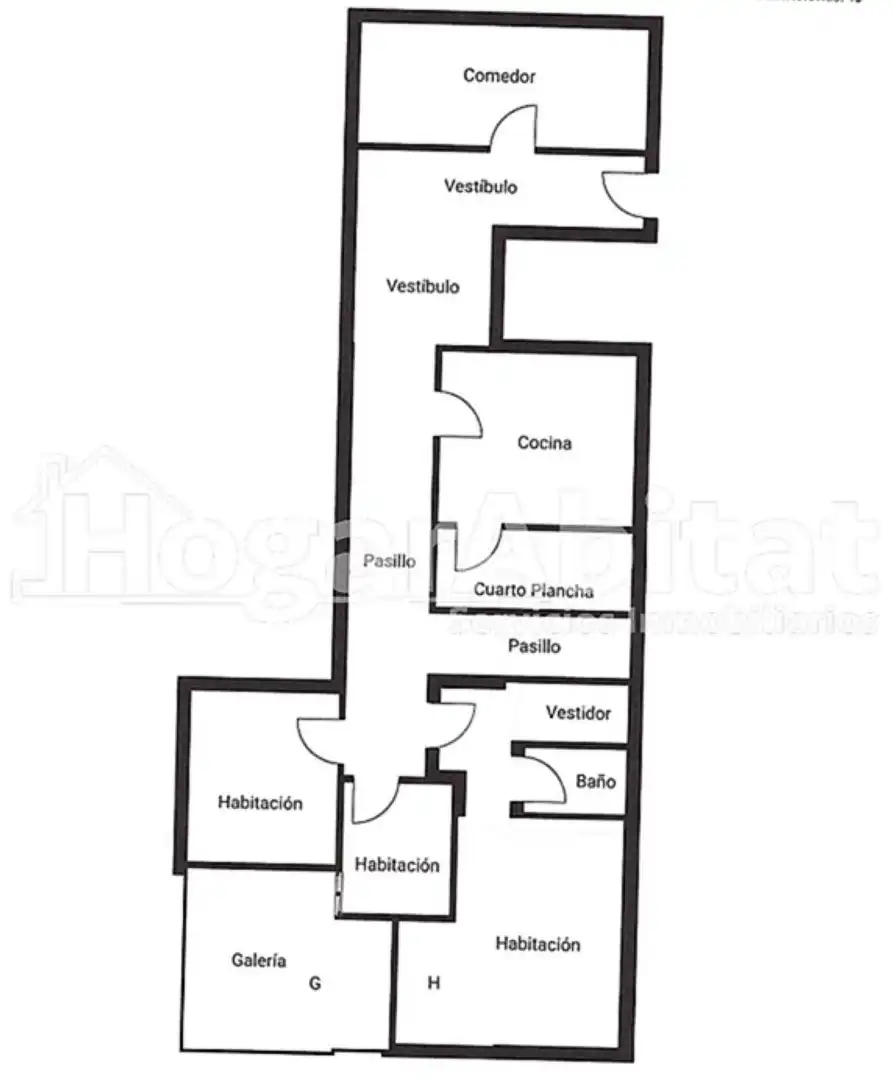 Piso en venta en Burriana / Borriana con Calefacción, Parquet y Terraza