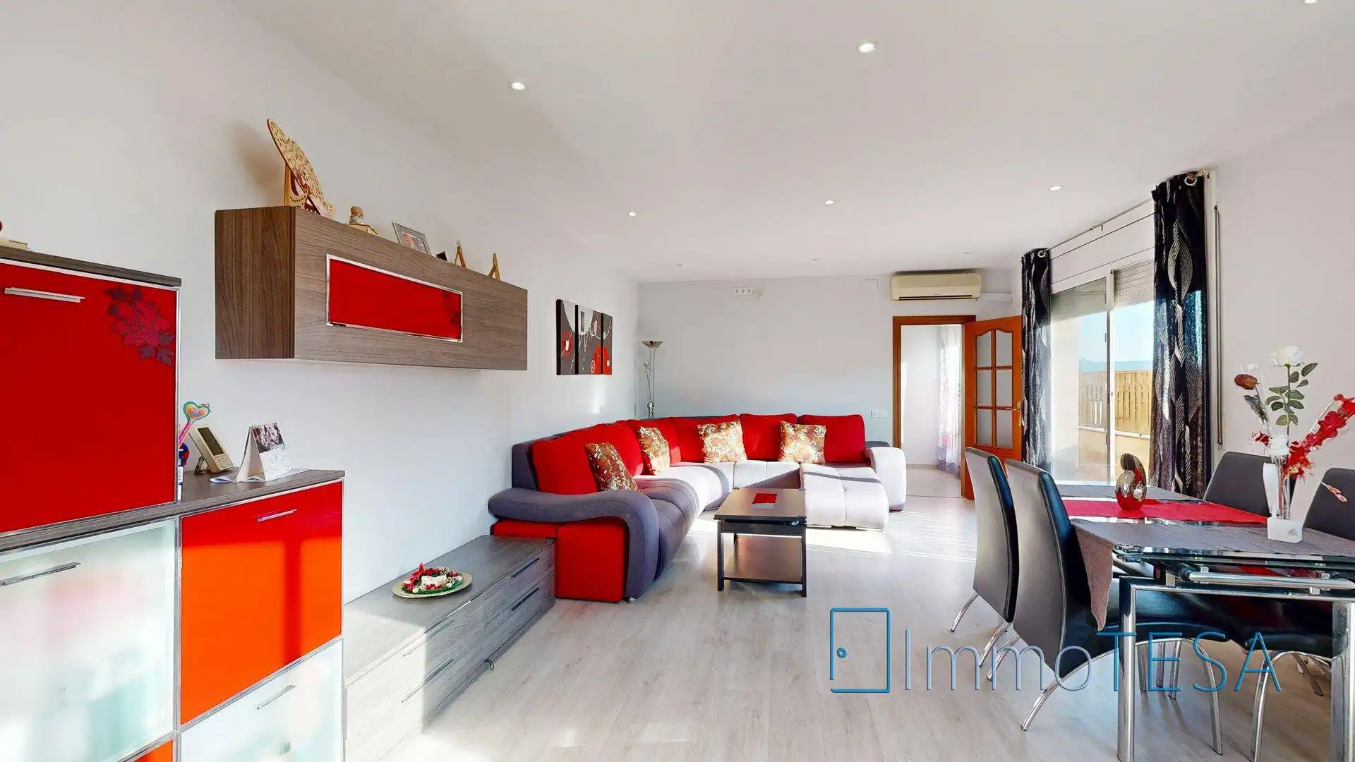 Sala d'estar de Àtic en venda en Barberà del Vallès amb Aire condicionat, Calefacció i Parquet