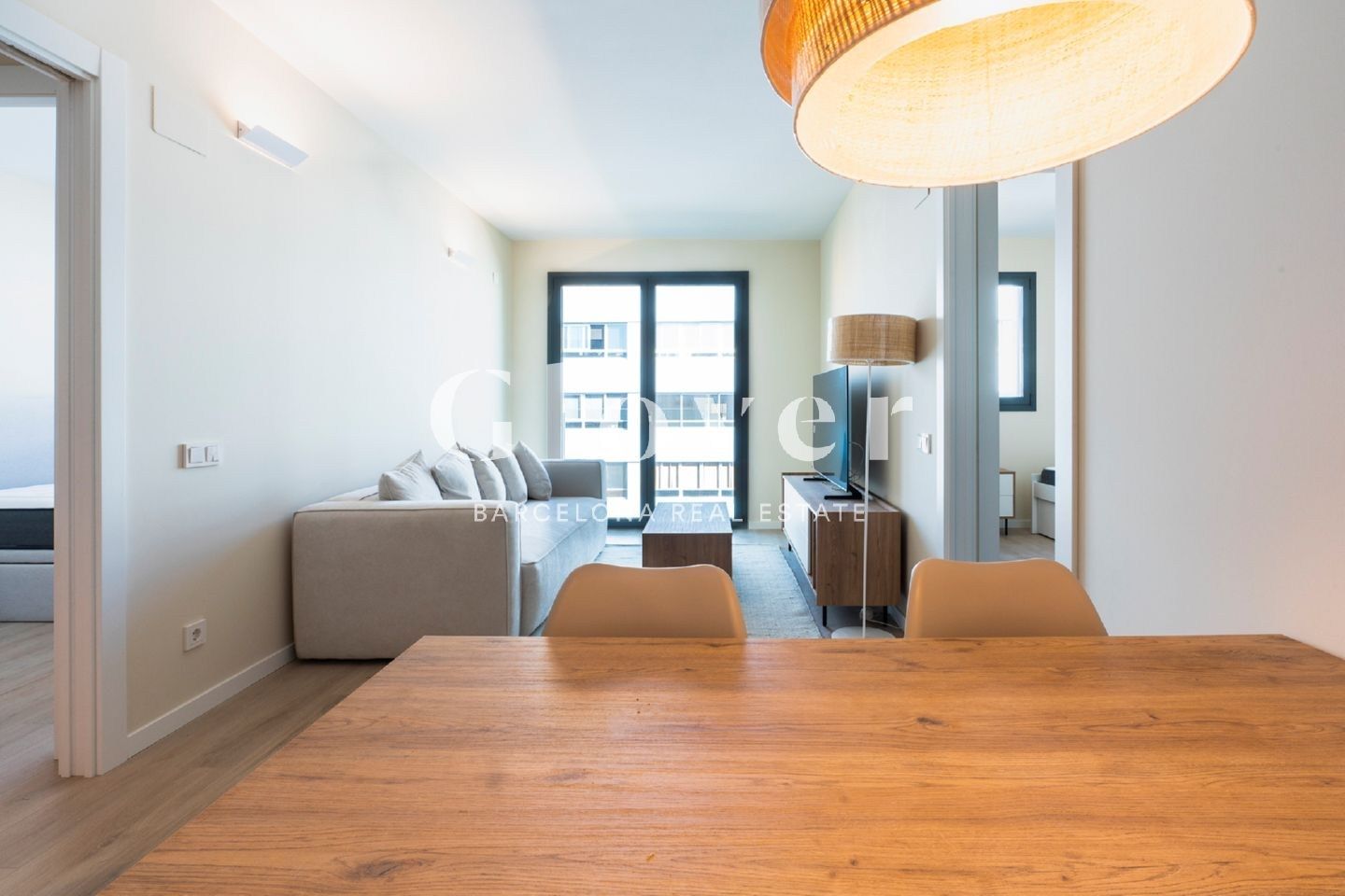 Living room of Flat to rent in Sant Cugat del Vallès  with Air Conditioner, Heating and Storage room