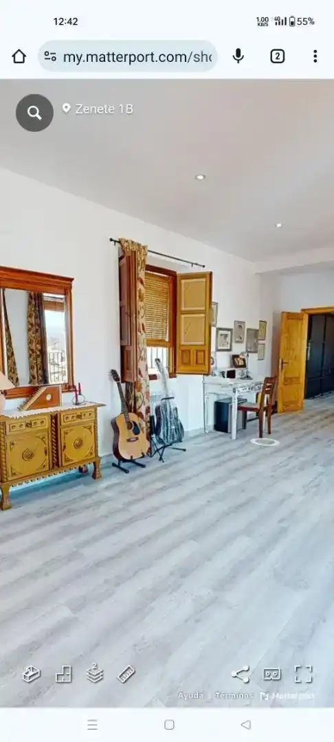 Sala d'estar de Casa o xalet en venda en  Granada Capital amb Aire condicionat i Balcó