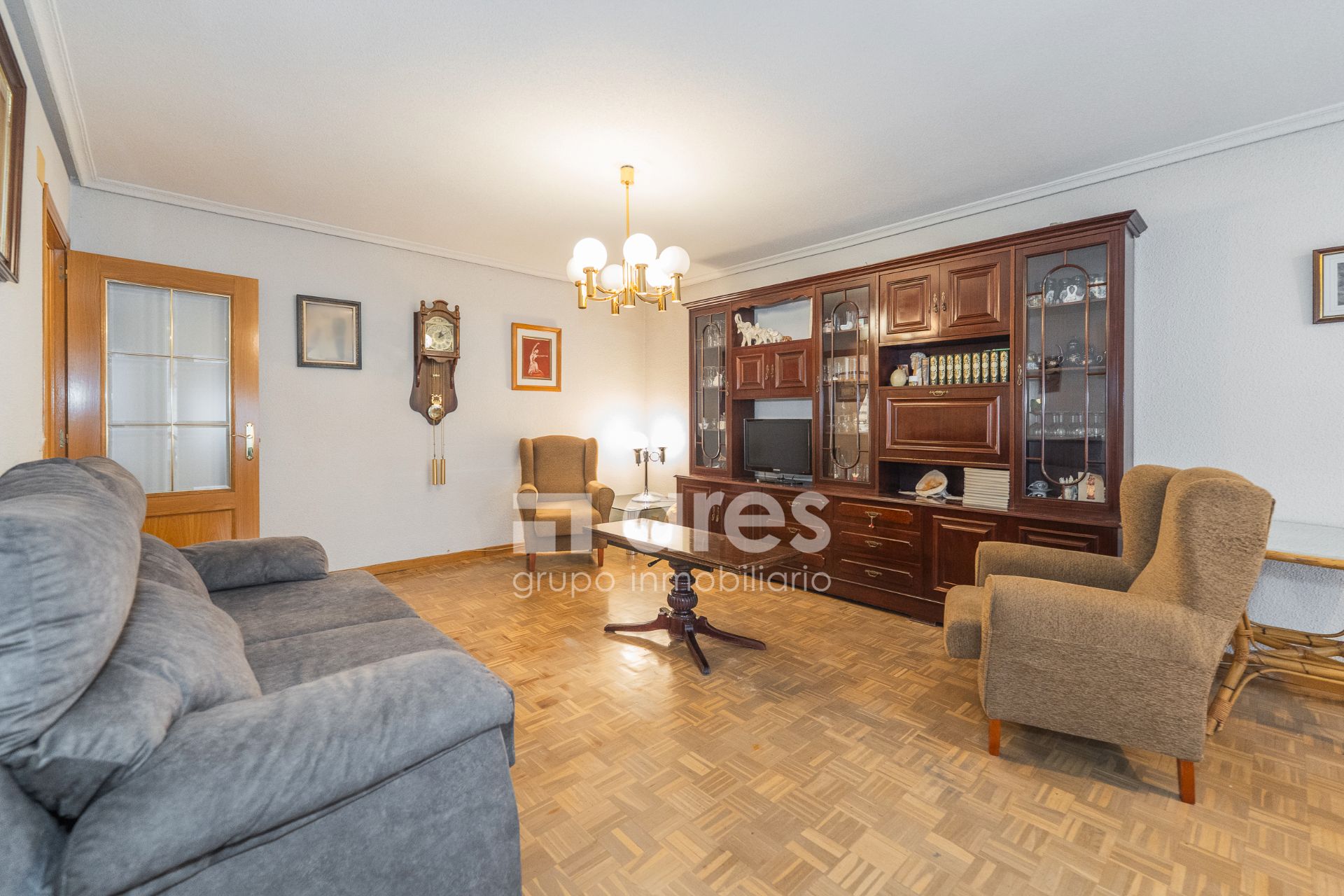 Living room of Flat for sale in  Madrid Capital  with Air Conditioner, Heating and Terrace