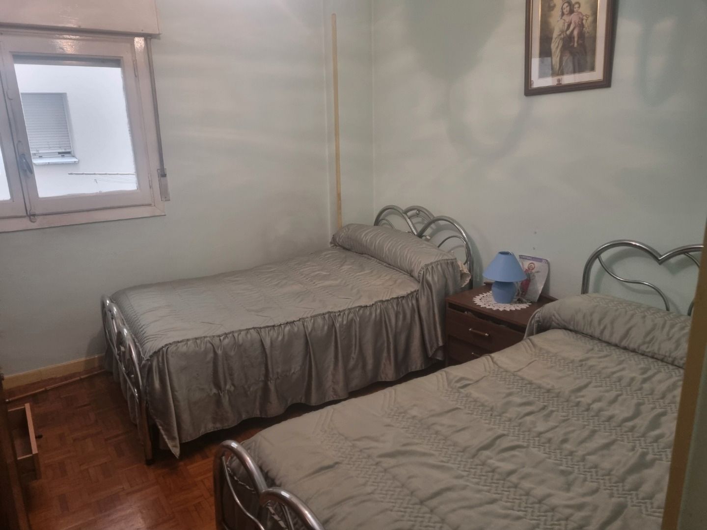 Bedroom of Flat for sale in Burgos Capital  with Heating, Parquet flooring and Furnished