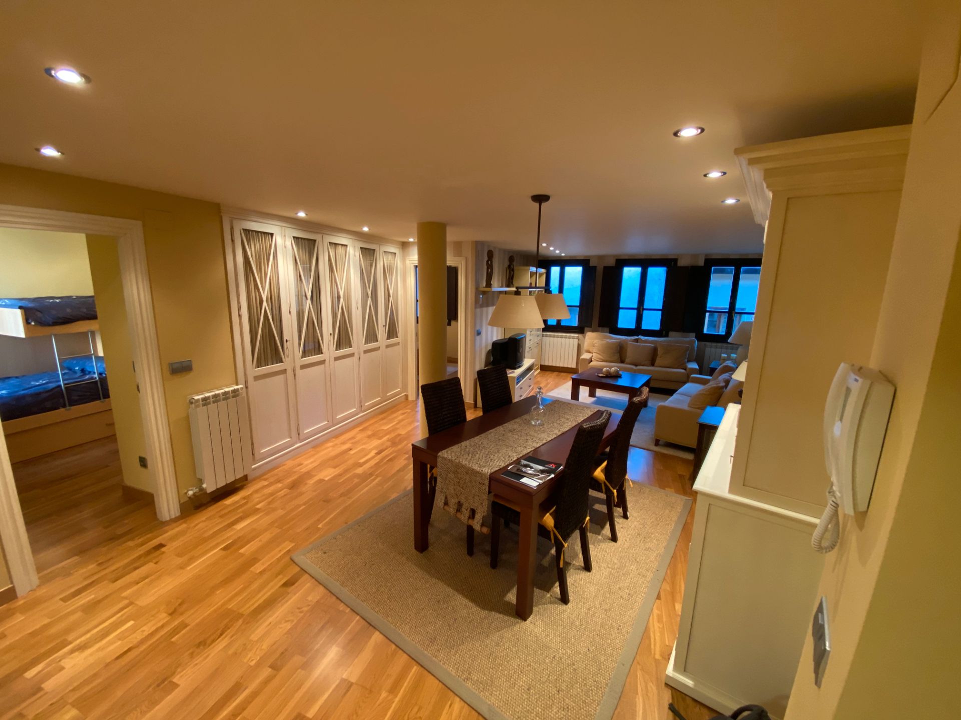 Esszimmer von Wohnung zum Verkauf in Corella mit Heizung, Parkett und Möbliert