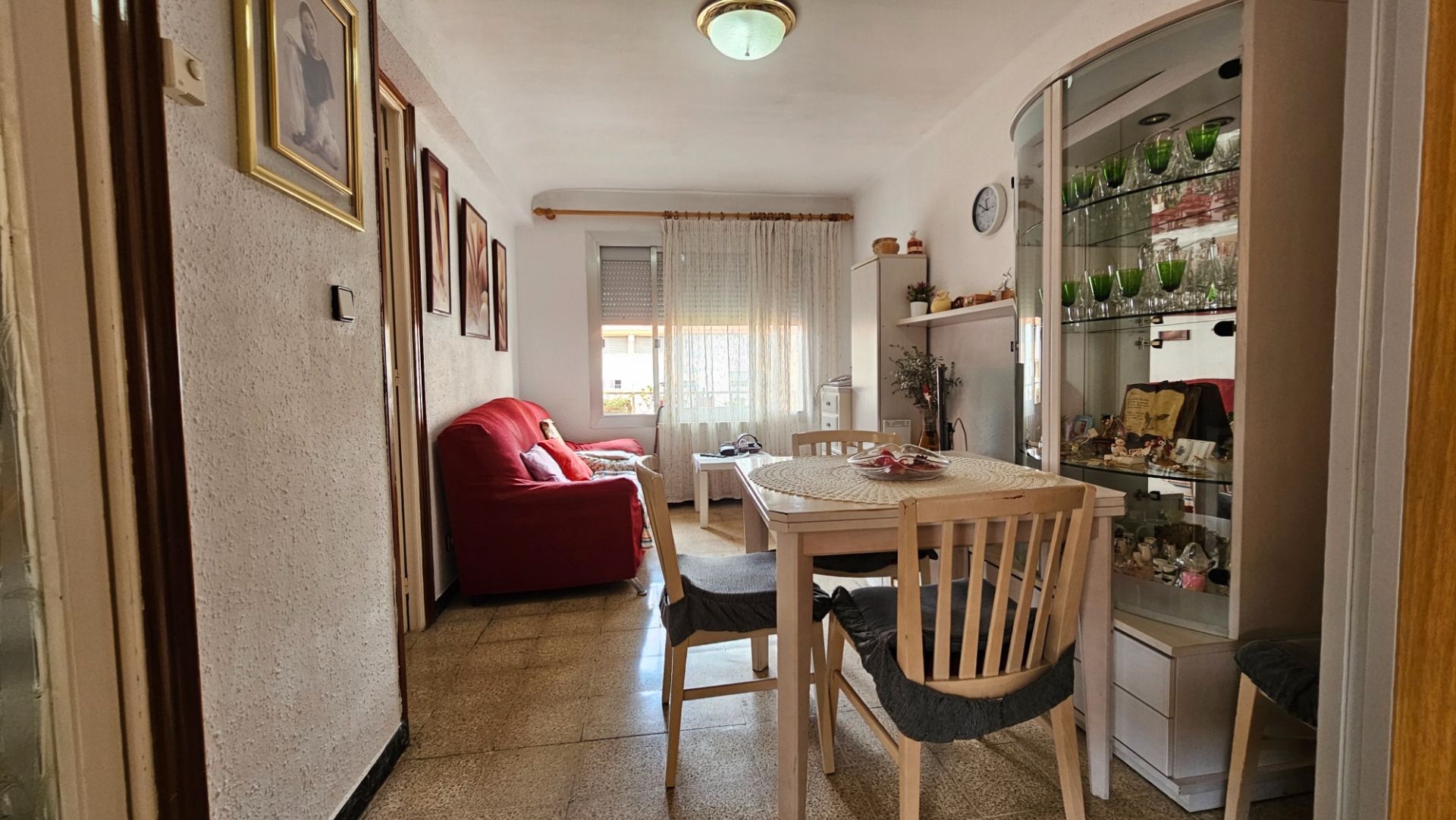 Sala d'estar de Pis en venda en Sabadell amb Calefacció i Moblat
