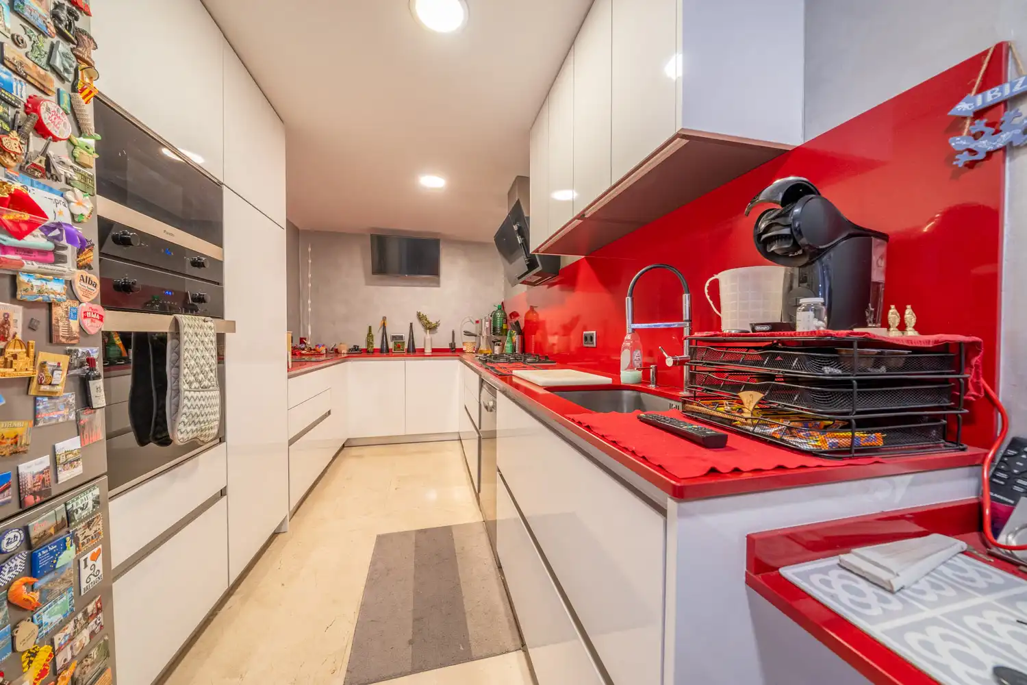 Cocina de Dúplex en venta en Badalona con Aire acondicionado, Calefacción y Terraza