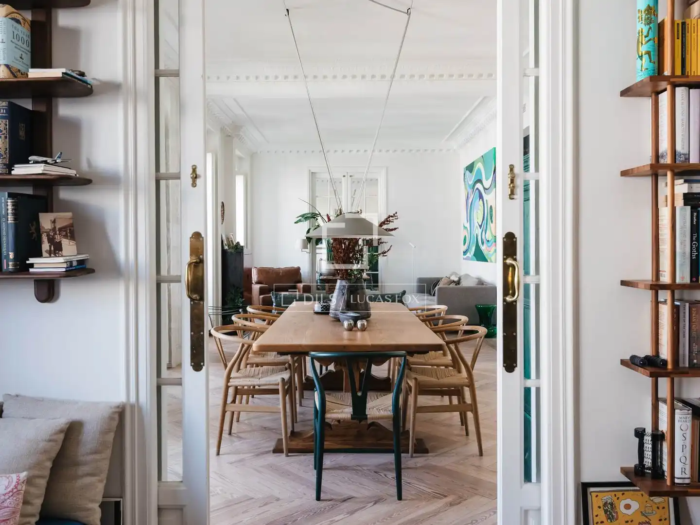 Comedor de Piso de alquiler en Salamanca con Aire acondicionado, Amueblado y Balcón