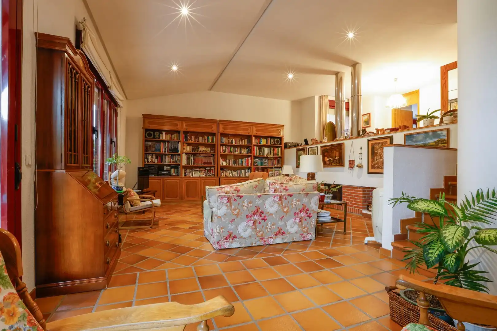 Sala de estar de Casa o chalet en venta en Valdemoro con Calefacción, Jardín privado y Terraza
