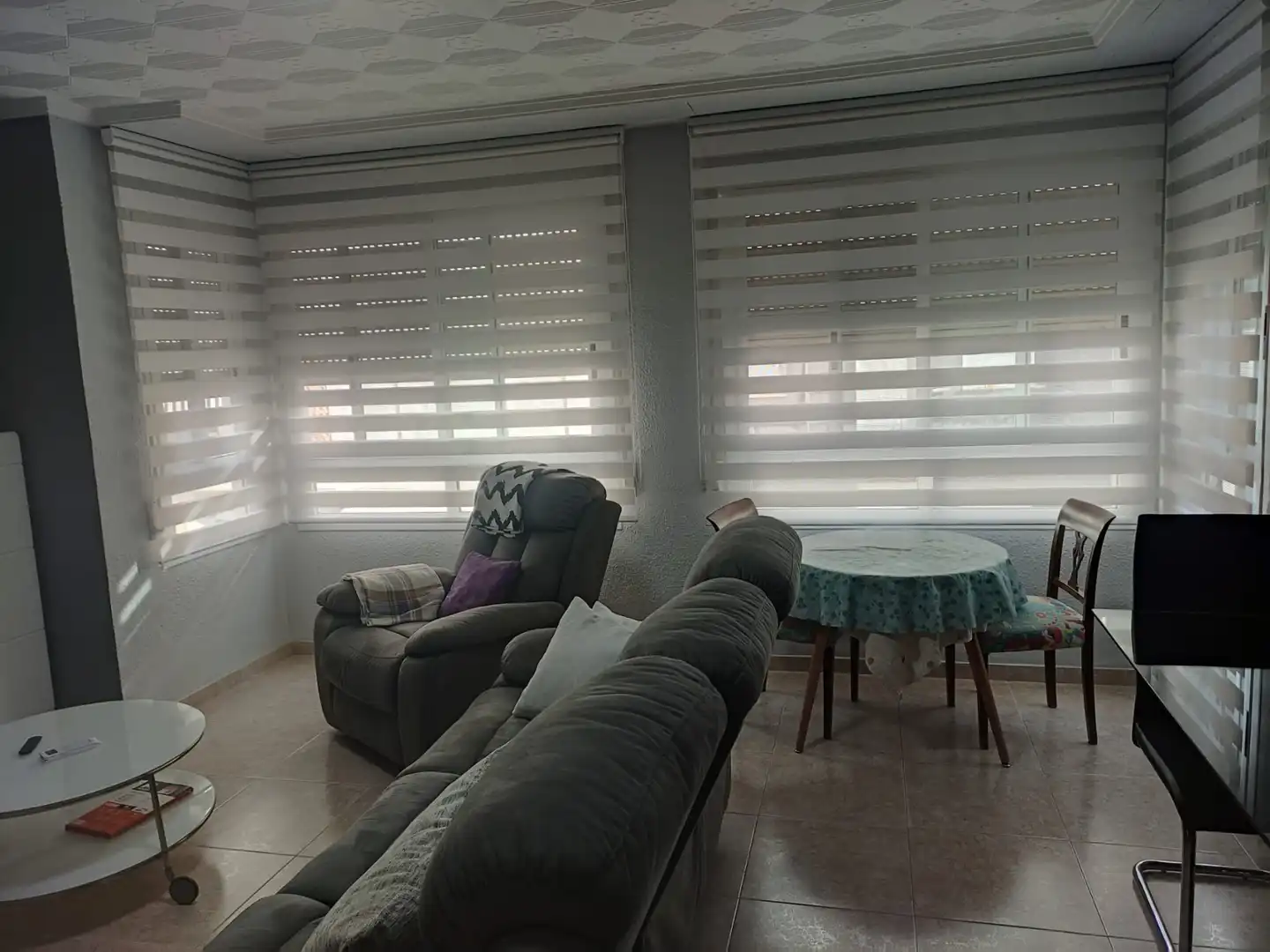Wohnzimmer von Wohnung zum Verkauf in Burriana / Borriana mit Klimaanlage, Möbliert und Ofen