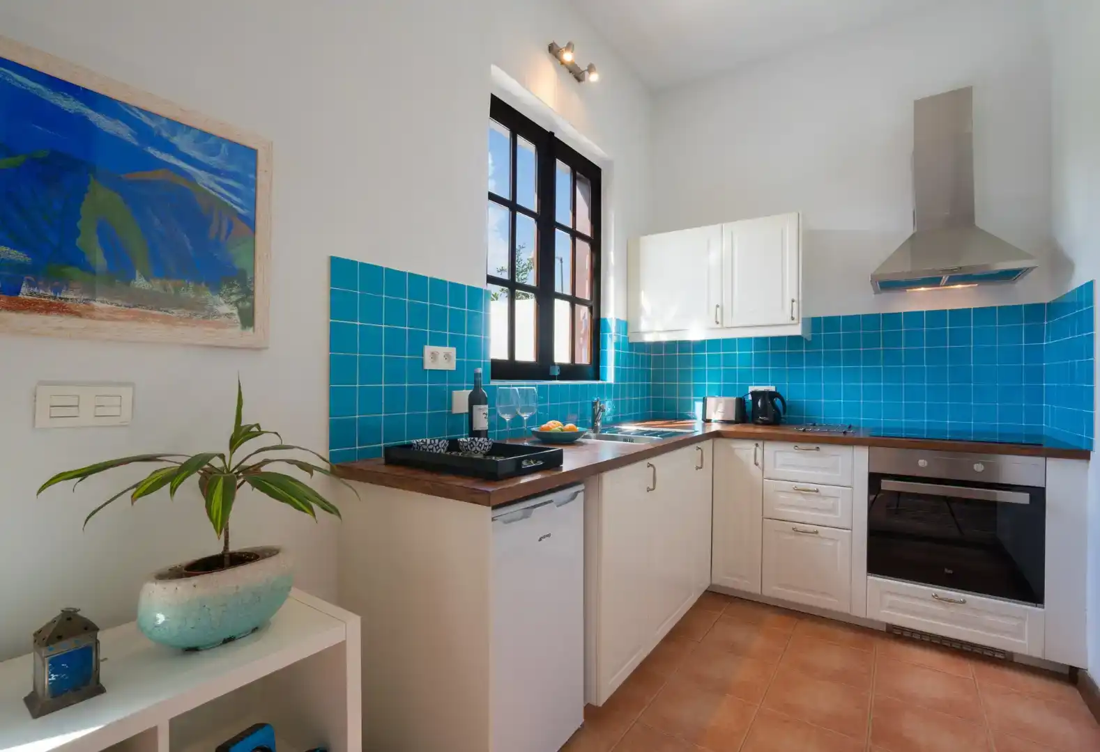 Cocina de Finca rústica en venta en Teguise con Jardín privado, Horno y Lavadora