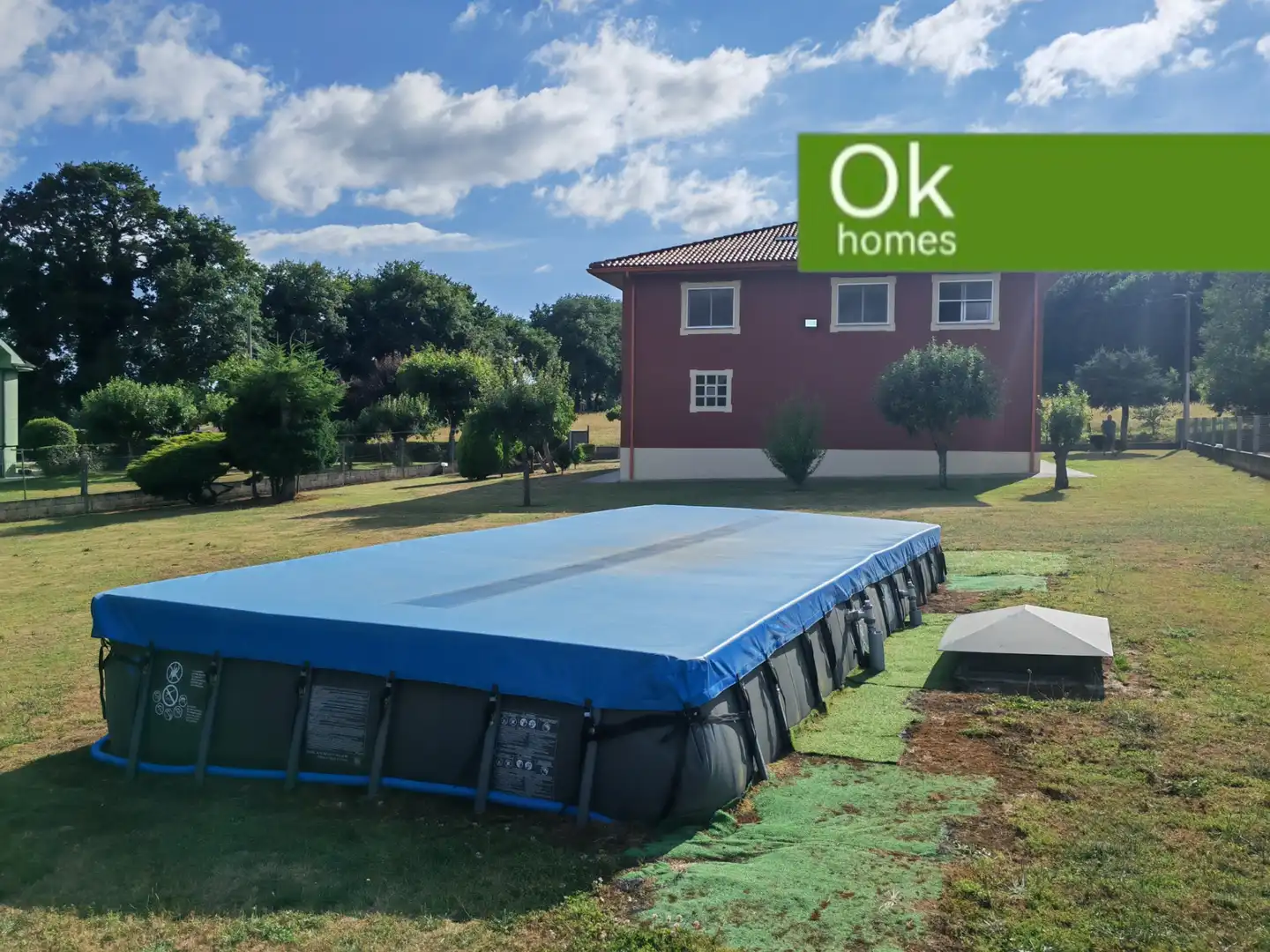 Piscina de Casa o xalet en venda en Boimorto amb Calefacció, Jardí privat i Parquet
