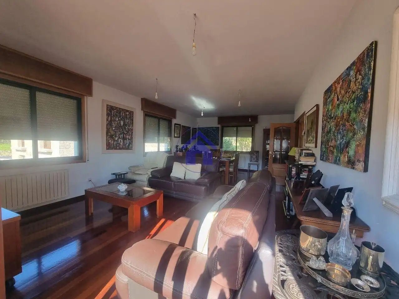 Sala de estar de Casa o chalet en venta en Baiona con Calefacción, Jardín privado y Trastero