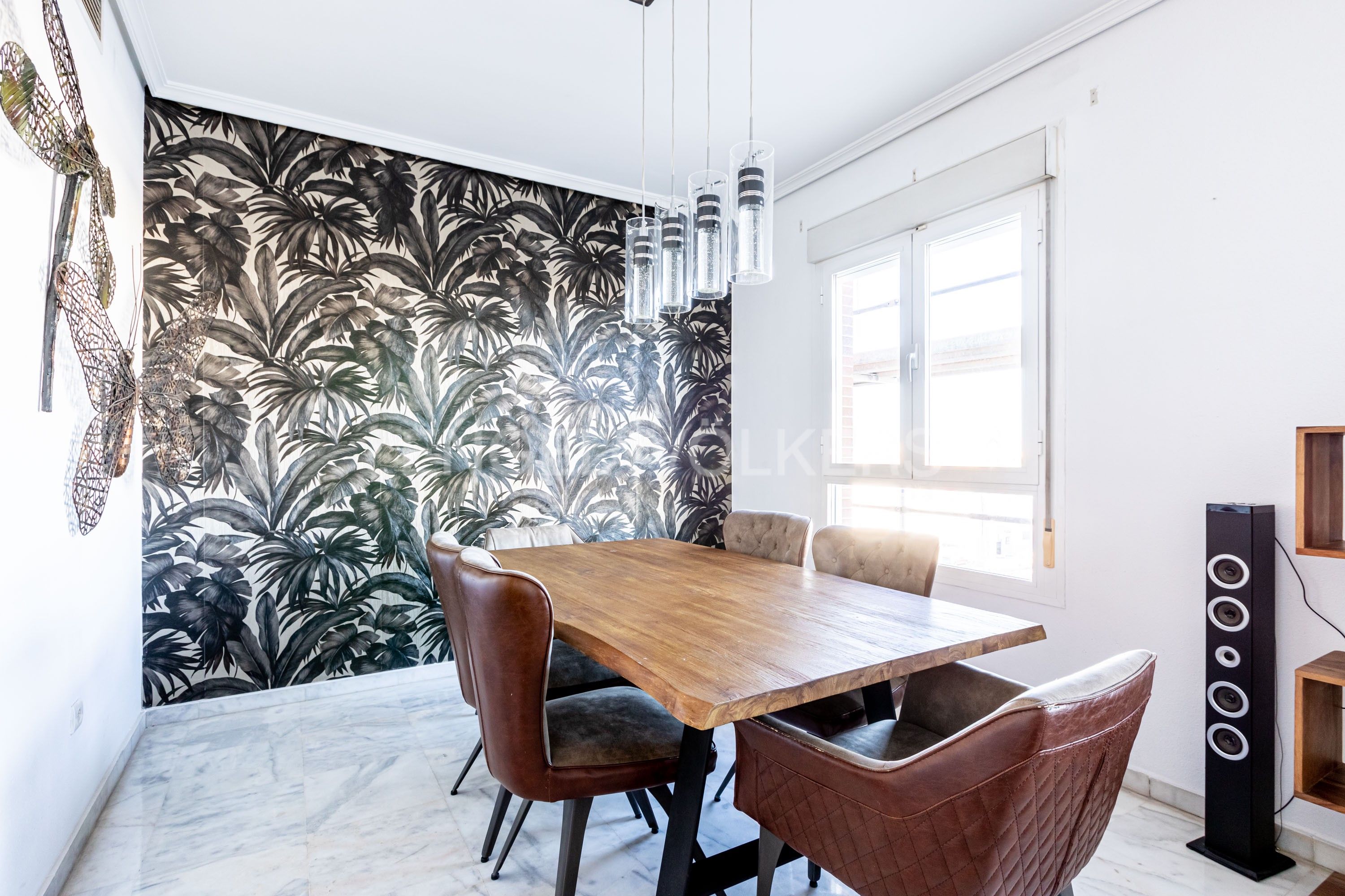 Dining room of Apartment to rent in  Sevilla Capital  with Air Conditioner, Heating and Swimming Pool