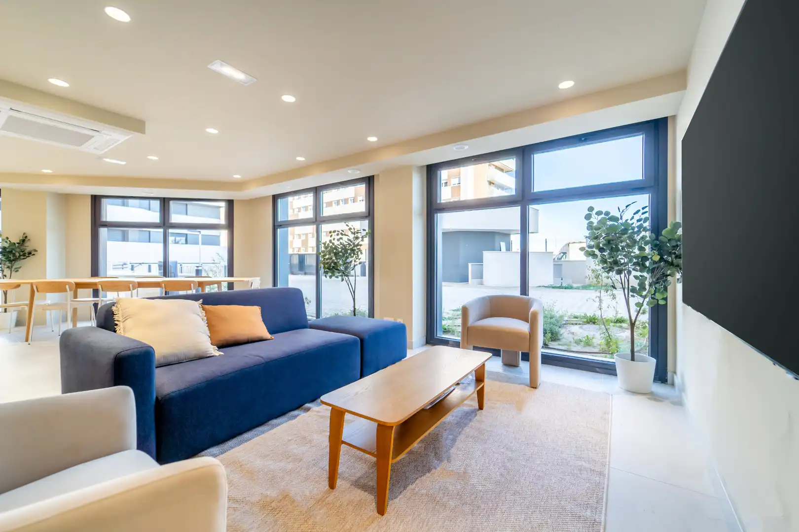 Sala de estar de Planta baja de alquiler en Valdemoro con Aire acondicionado, Calefacción y Terraza