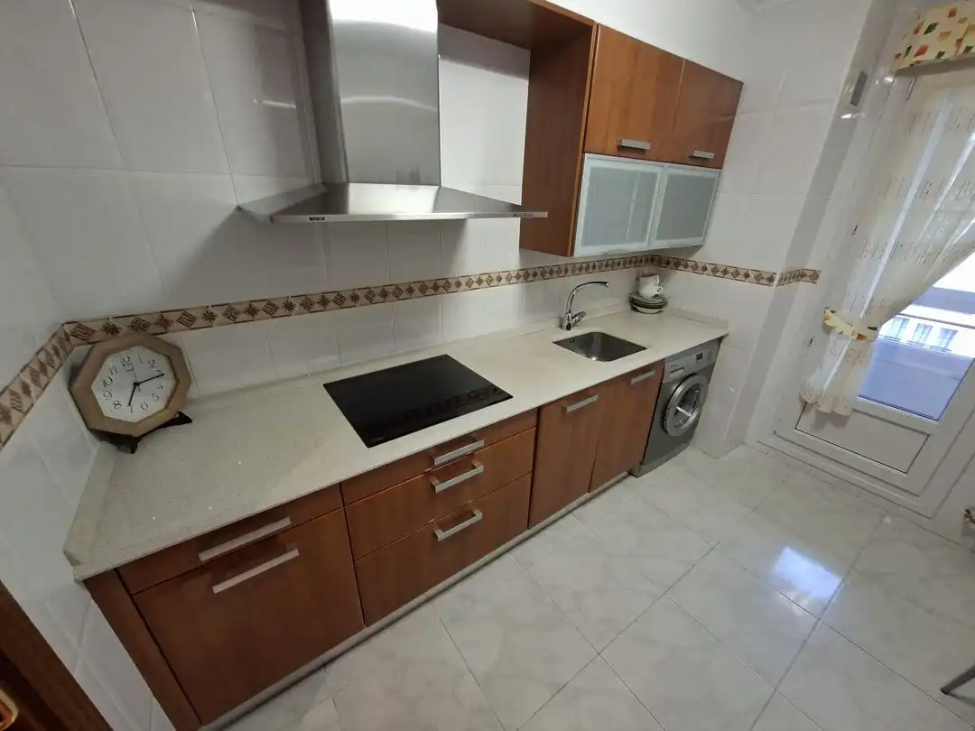 Cocina de Piso en venta en Otxandio con Calefacción, Amueblado y Balcón
