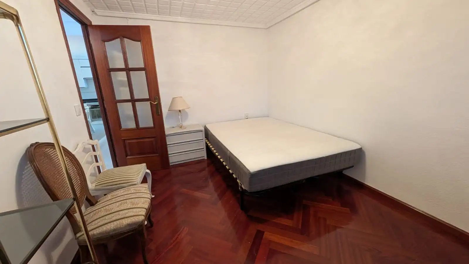 Bedroom of Flat for rent in Valencia  with Air Conditioner, Heating and Parquet flooring