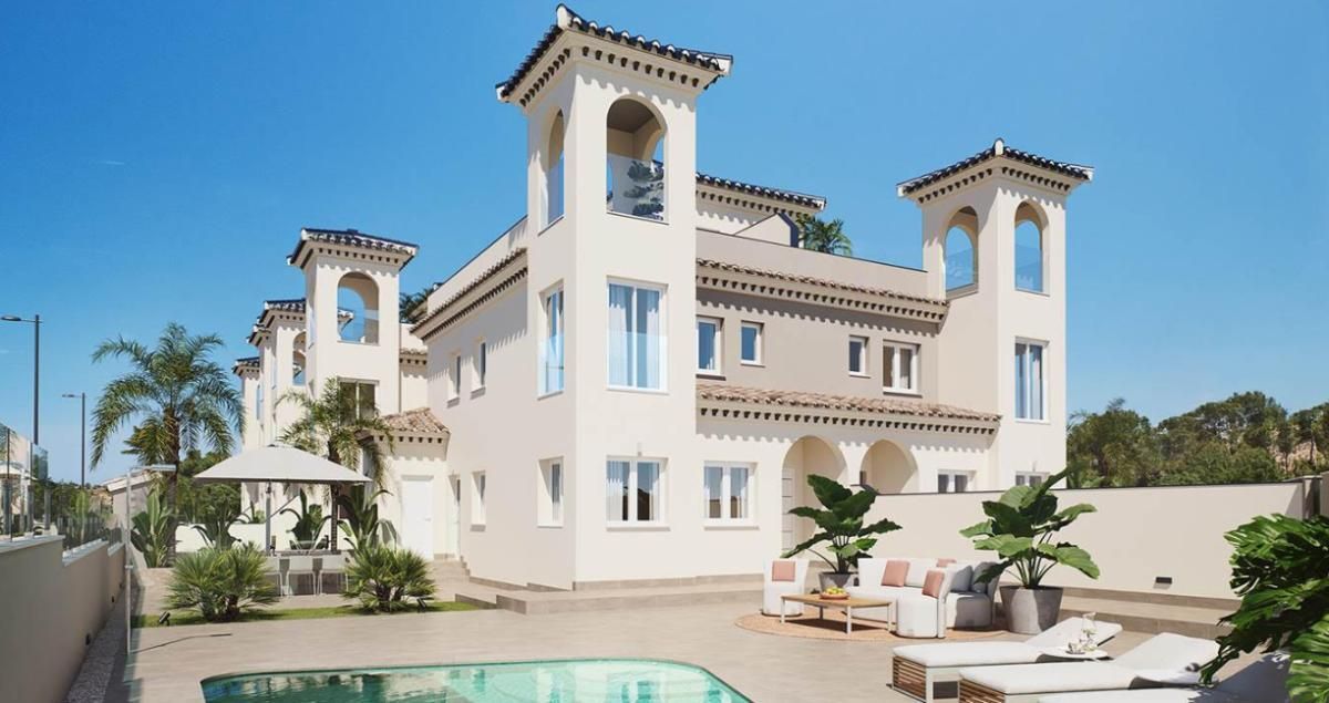 Vista exterior de Casa adosada en venda en Bigastro amb Piscina comunitària