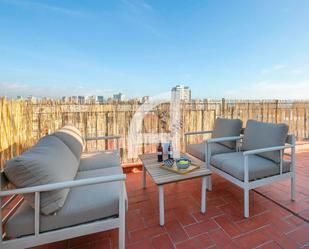 Terrace of Attic to rent in  Barcelona Capital  with Air Conditioner, Heating and Parquet flooring