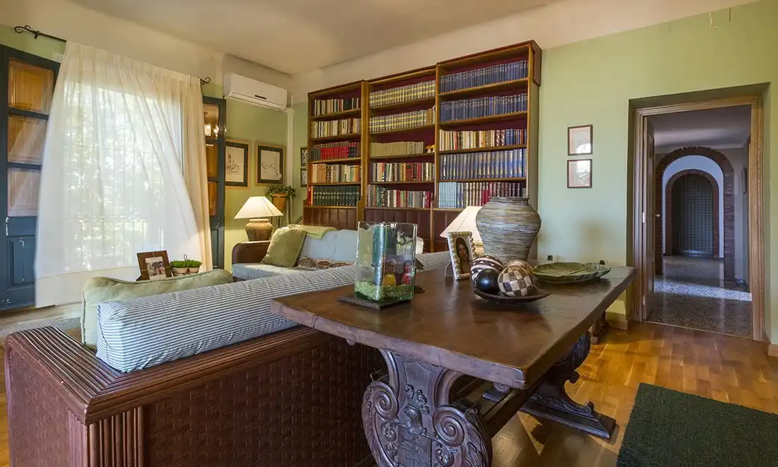 Sala de estar de Finca rústica en venta en Reus con Terraza, Piscina y Amueblado