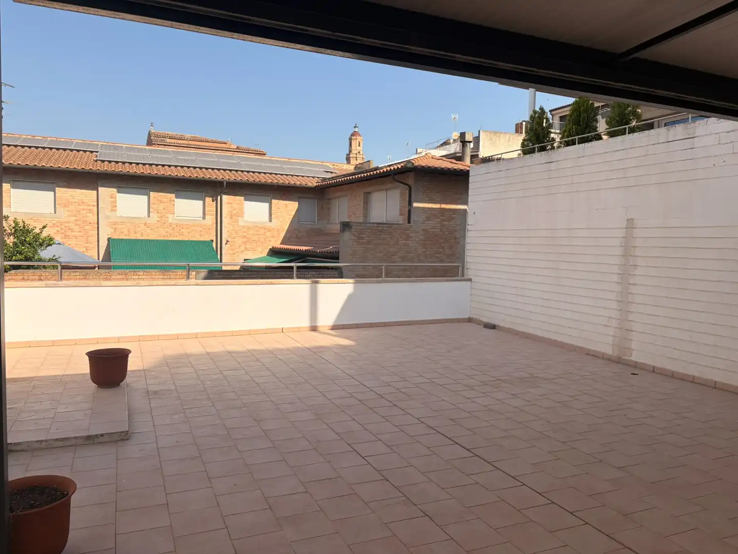 Terrace of Flat for rent in Les Borges Blanques  with Air Conditioner, Heating and Parquet flooring